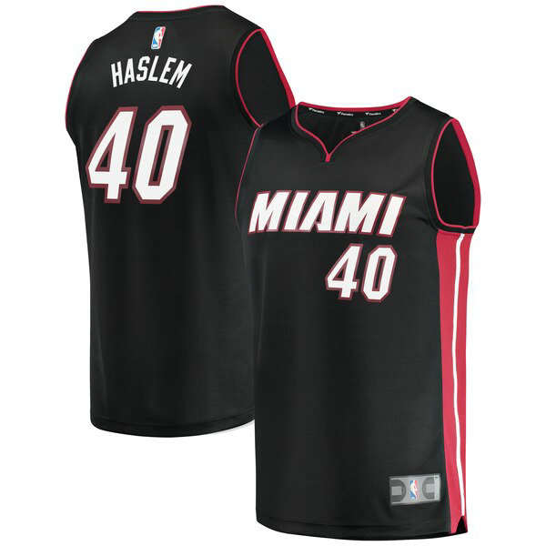 Maillot Miami Heat Homme Udonis Haslem 40 Icon Edition Noir